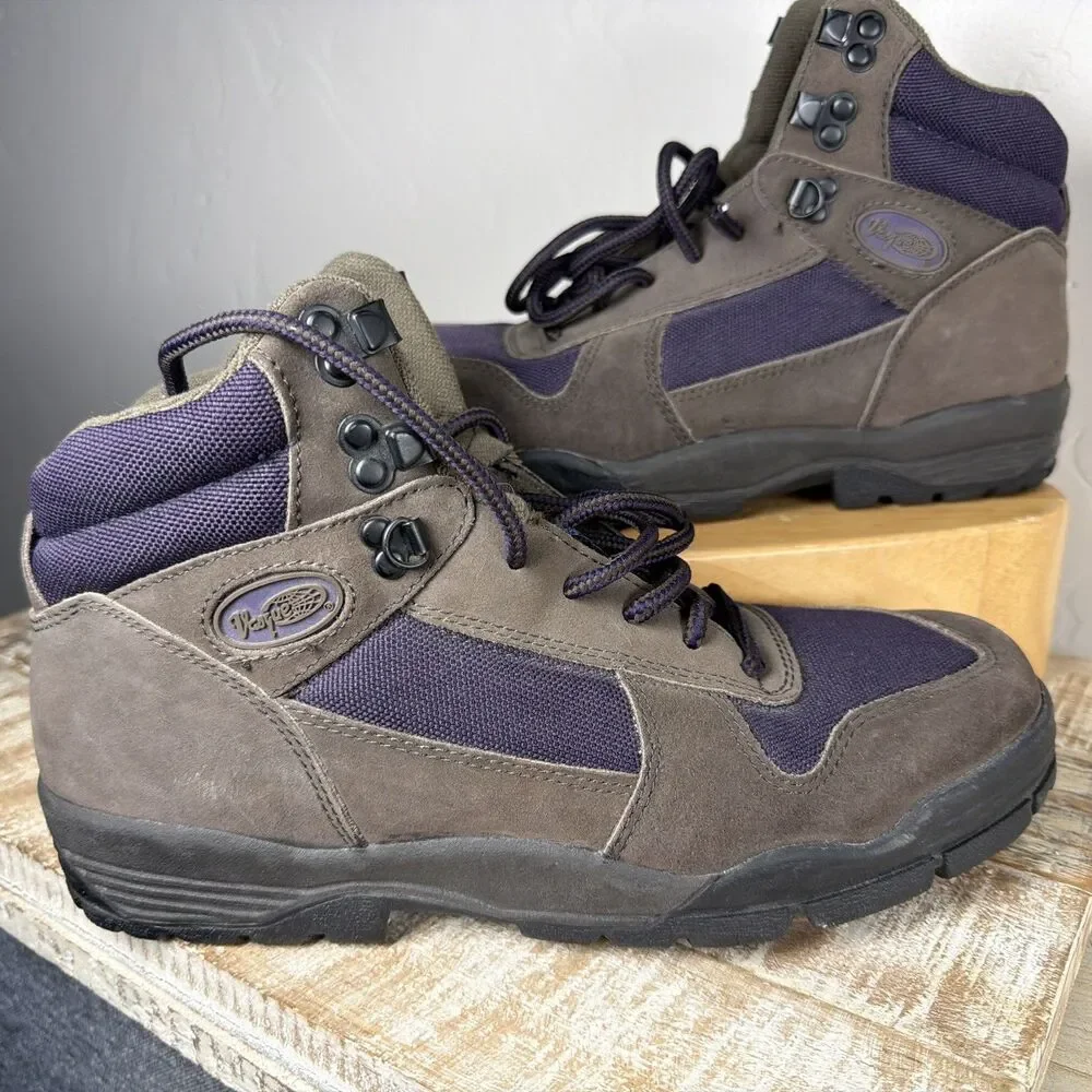 Vintage Vasque Hiking Boots Women’s 9.5 Brown/Purple EUC